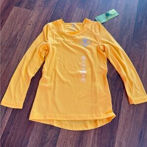 NWT Cub Scouts Kids Yellow Long Sleeve Base Layer  Shirt